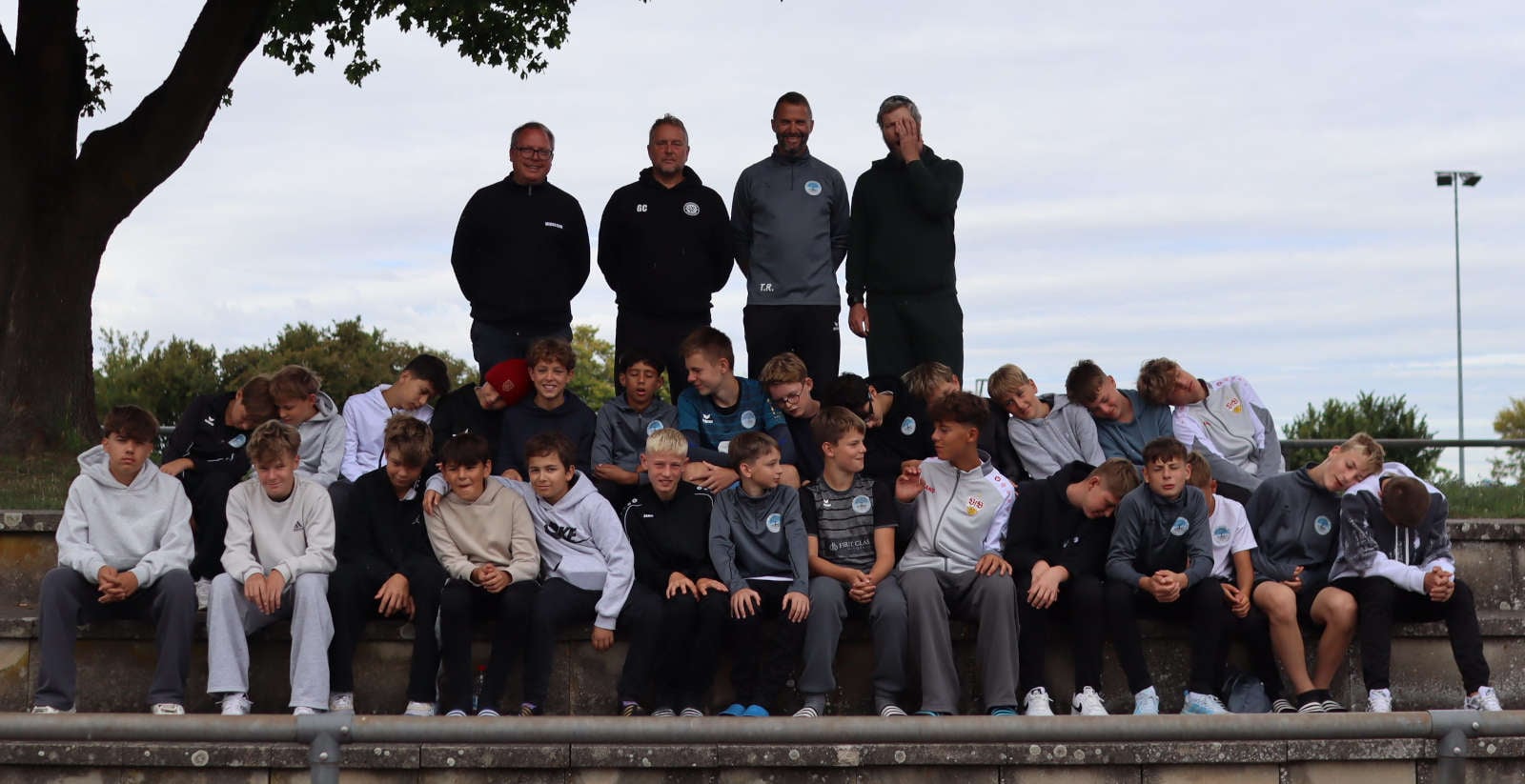 Die C-Junioren nach dem gelungenen Trainingslager